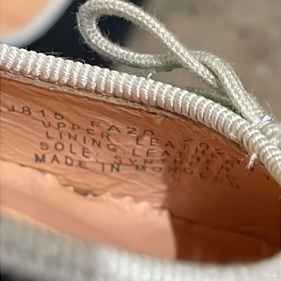 J. Crew Kiki Black and White Cap Toe Ballet Flats Shoes Womens Size 6 - Picture 4 of 13